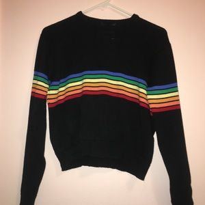 brand new brandy melville rainbow sweater
